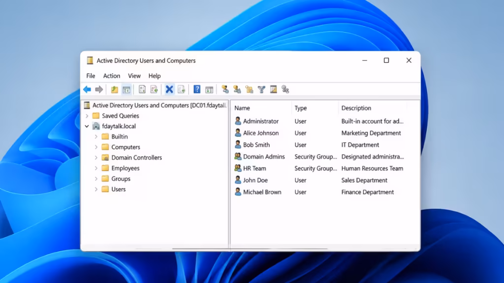 install Active Directory Users and Computers Windows 11