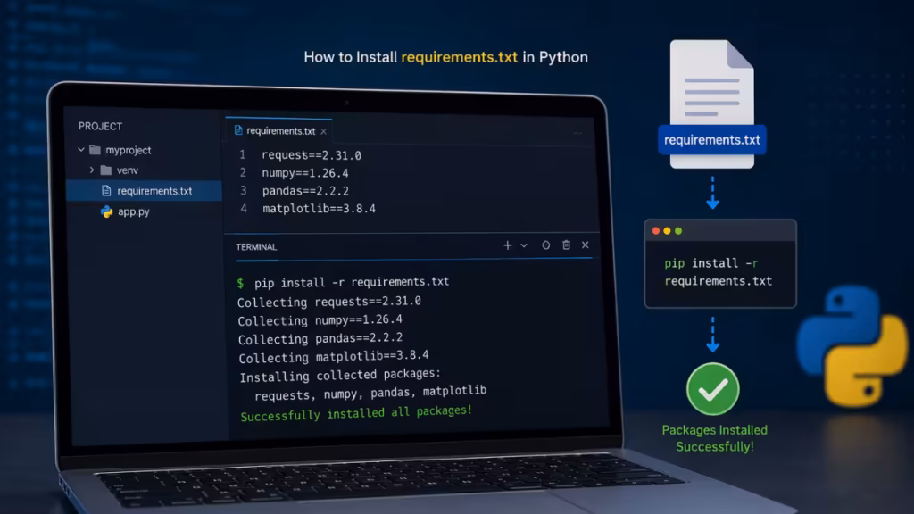 install requirements.txt