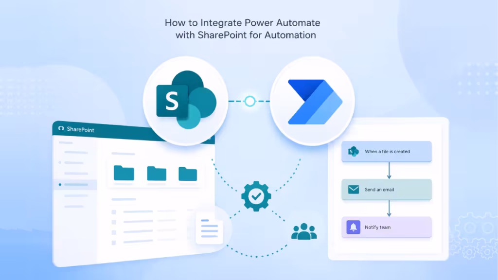 integrate Power Automate with SharePoint