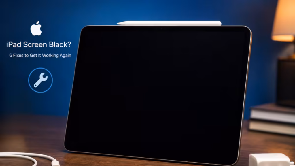 iPad screen black