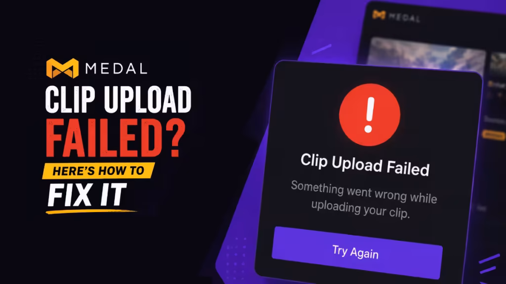 Medal upload failed