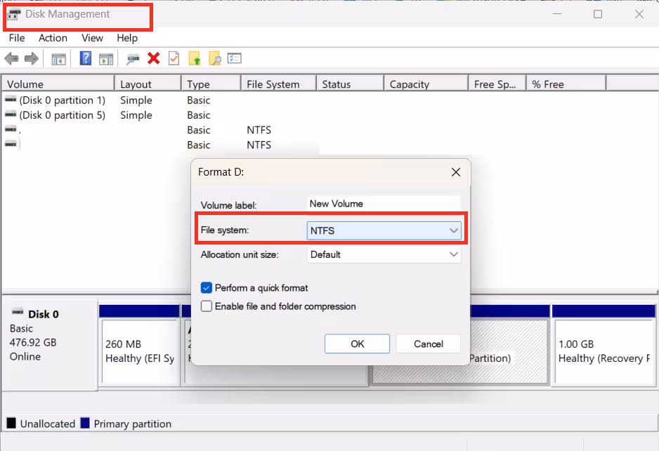 Check Windows Compatibility Before Formatting