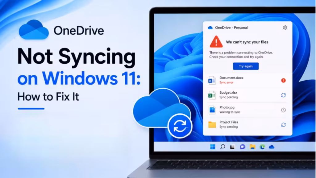 OneDrive Not Syncing on Windows 11