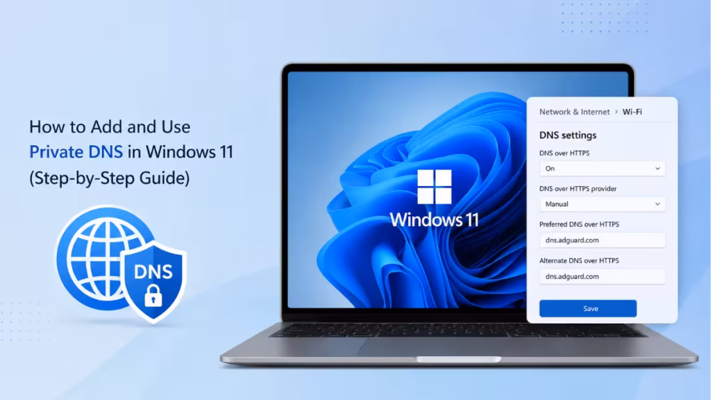 private DNS windows 11