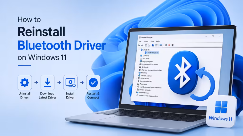 reinstall bluetooth driver windows 11