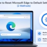 reset Microsoft Edge to default