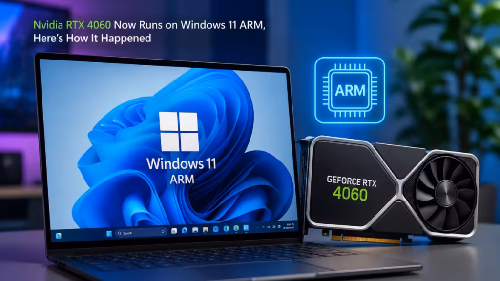 RTX 4060 Windows 11 ARM