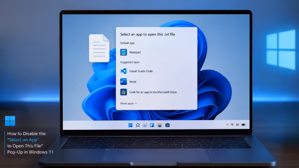 select an app to open this file windows 11