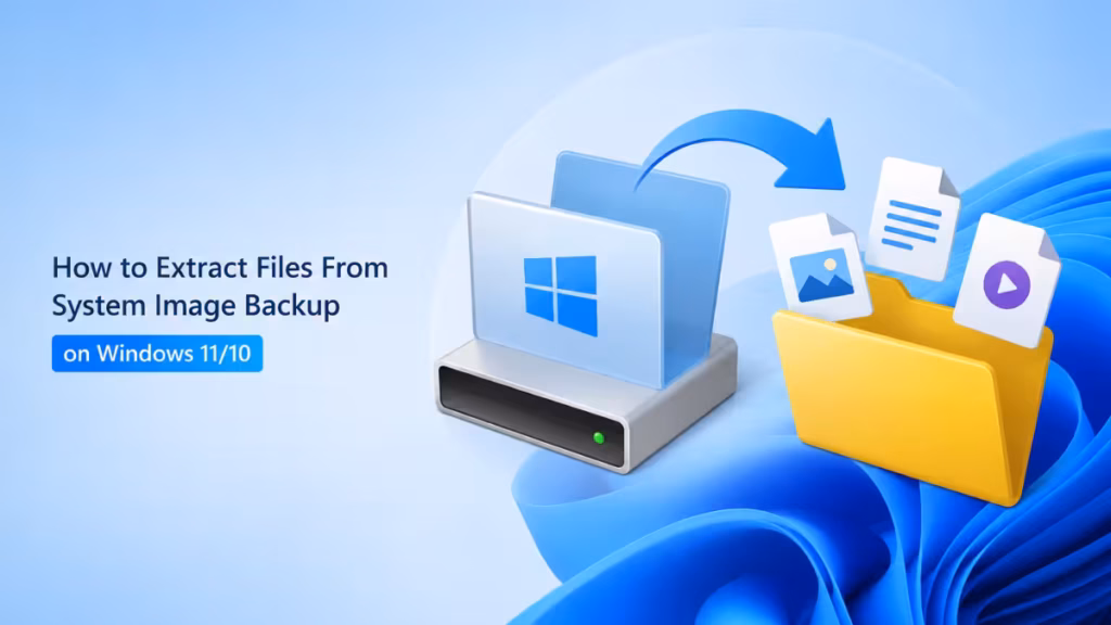 extract files from system image backup