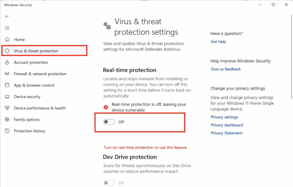 Disable Your Antivirus Temporarily