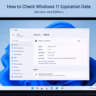 windows 11 expiration date