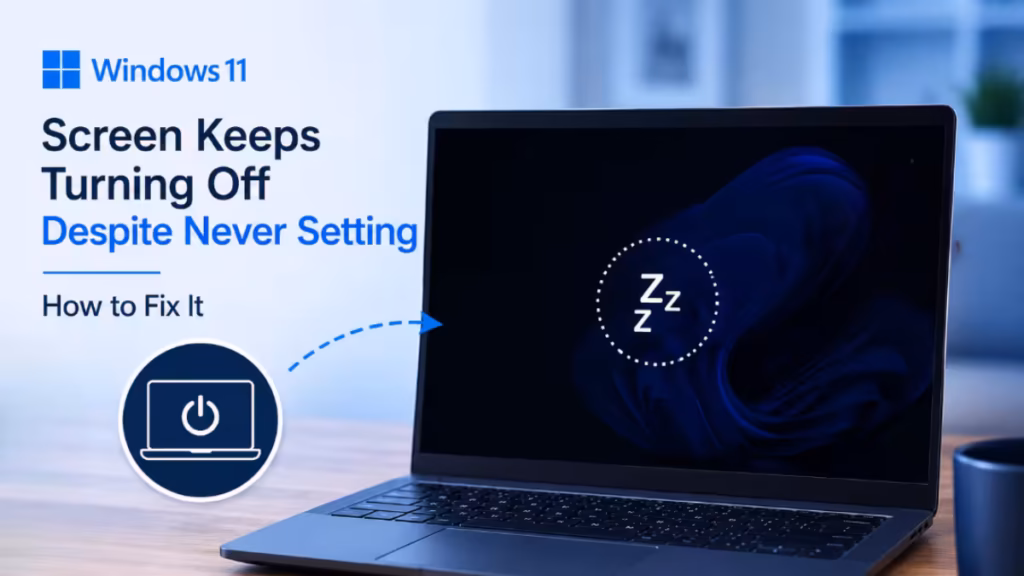 windows 11 screen keeps turning off