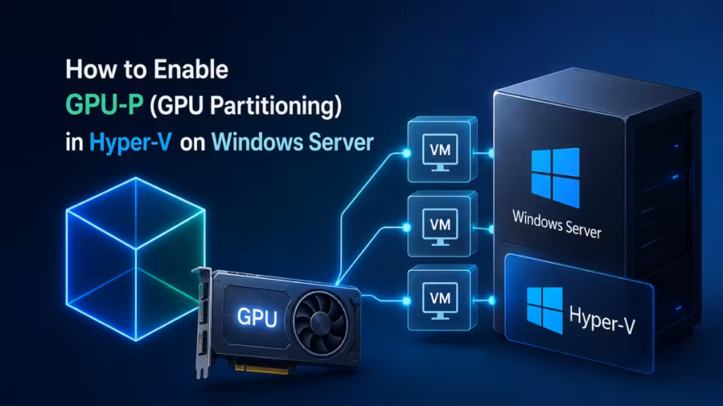 enable GPU-P in Hyper-V