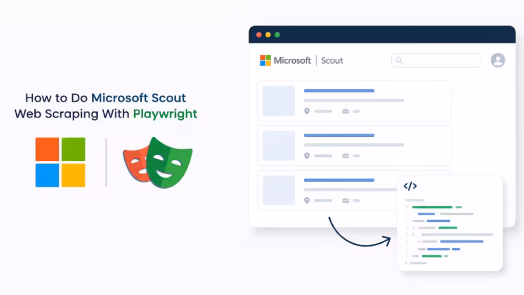 microsoft scout web scraping