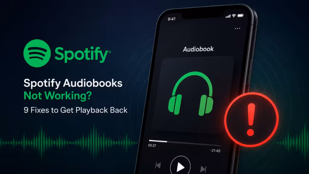 Spotify audiobooks not working