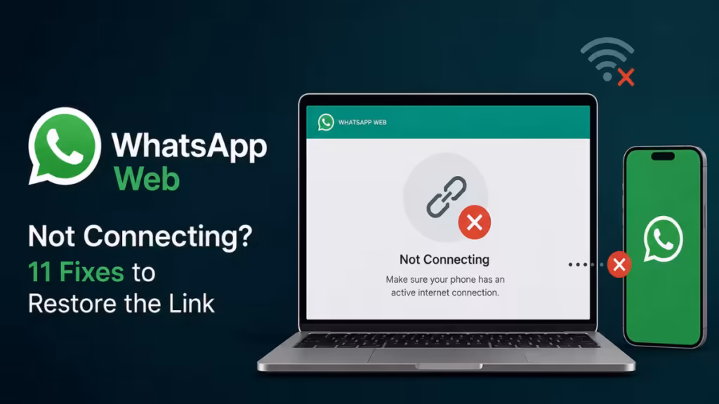 whatsapp web not connecting