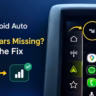 android auto signal bars missing