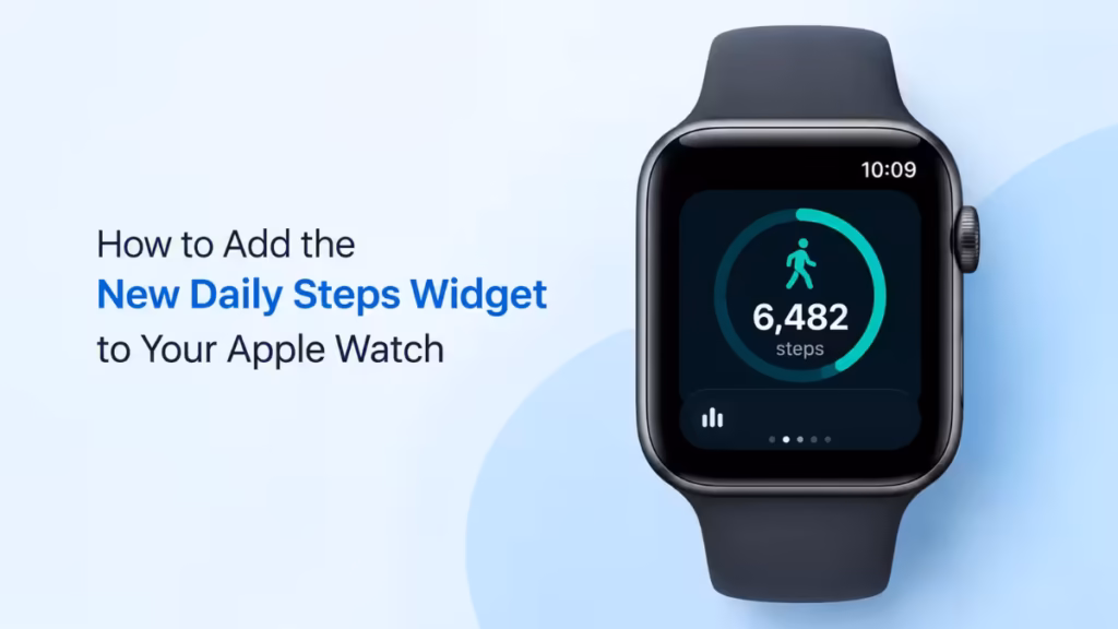 apple watch daily steps widget