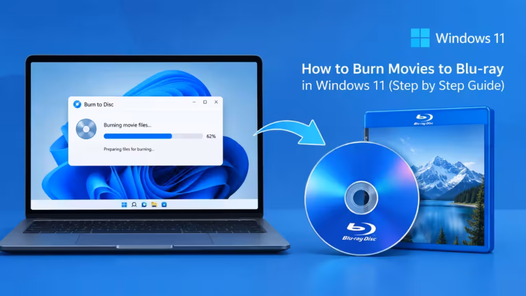 burn movies to Blu-ray Windows 11