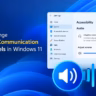 change adaptive communication sound levels windows 11