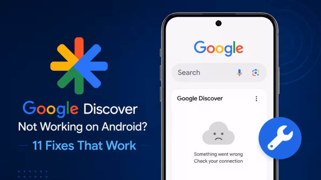 google discover not working android
