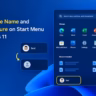 hide name and profile picture on start menu