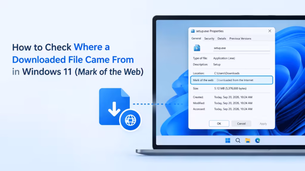 Mark of the Web in Windows 11