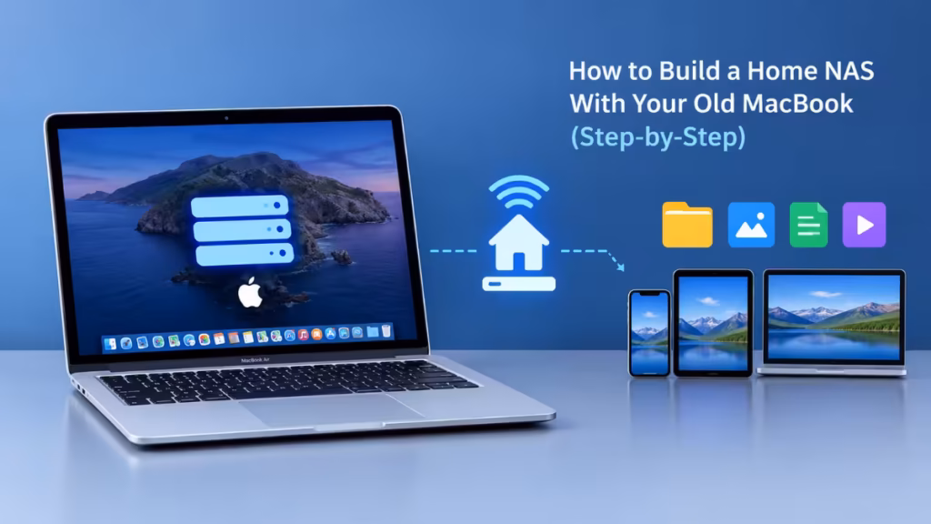 old MacBook NAS server