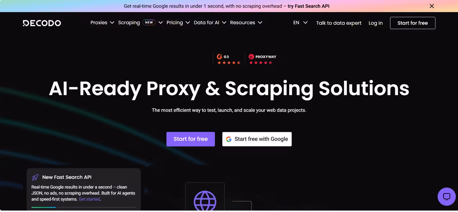 best web scraping API