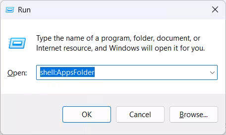 find hidden apps on Windows