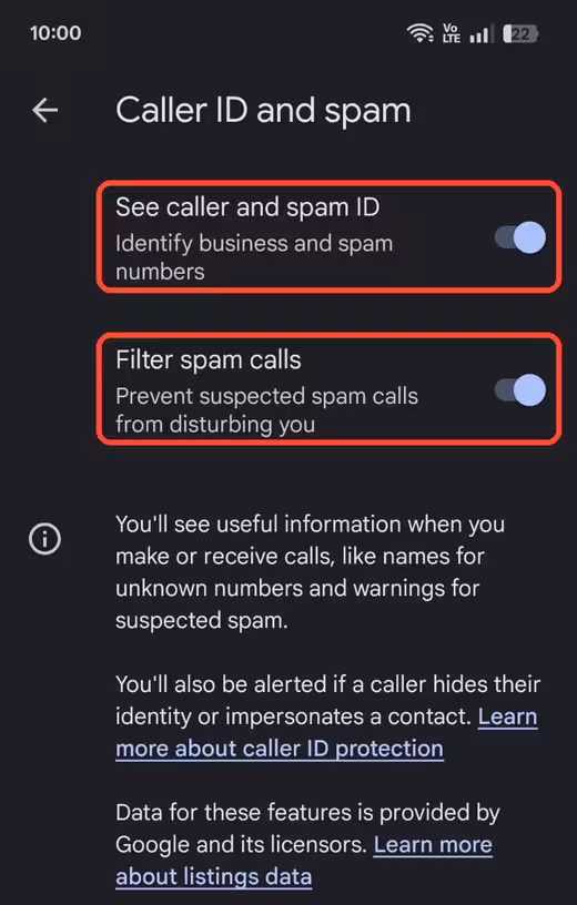 stop spam calls on iPhone and Android