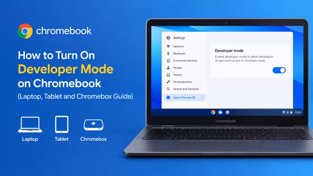 turn on developer mode on chromebook