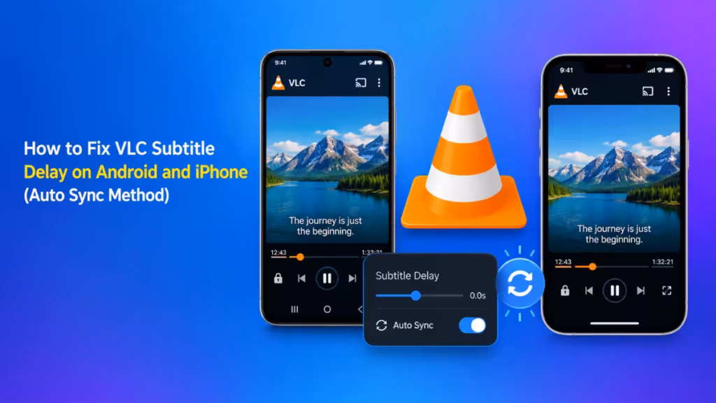 VLC subtitle delay