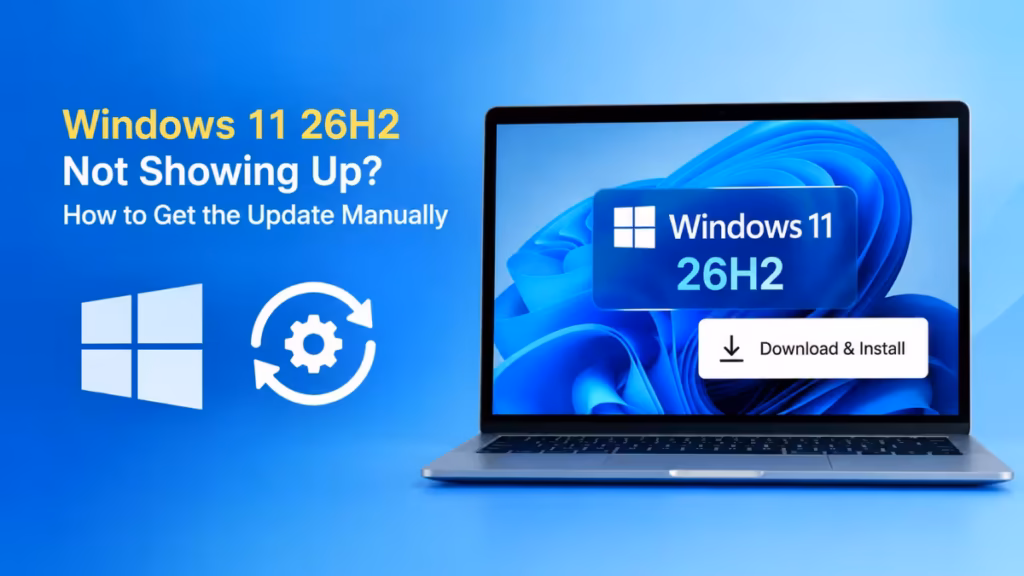 Windows 11 26H2 not showing up